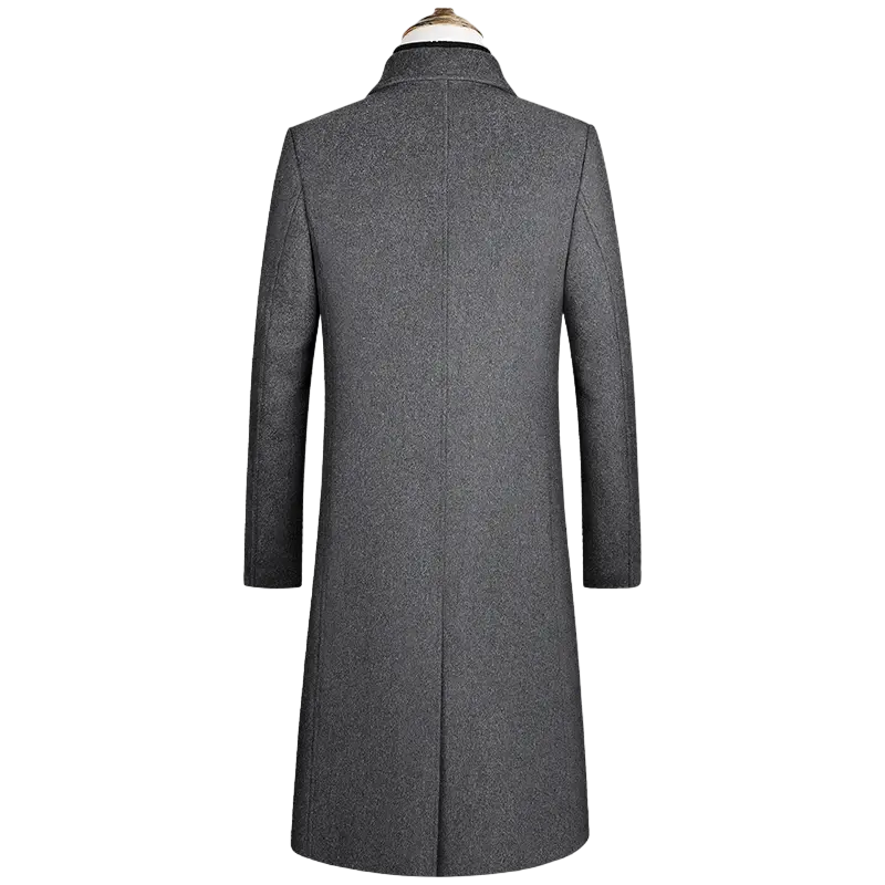 Authentique Manteau Long Anglais Gris