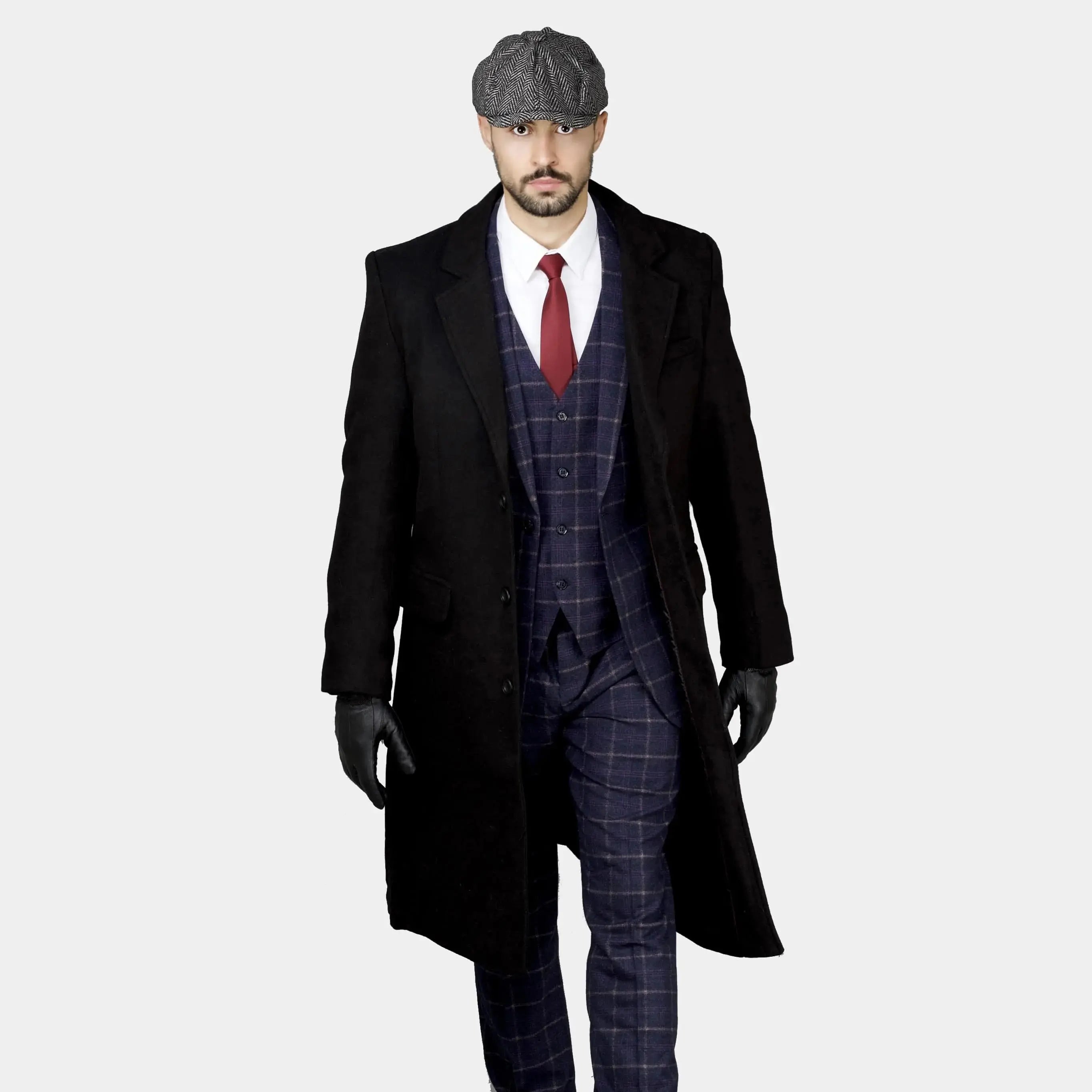 Authentique Manteau Long Anglais Noir Ma boutique