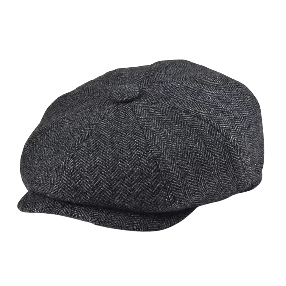 John-Schirmmütze Grau