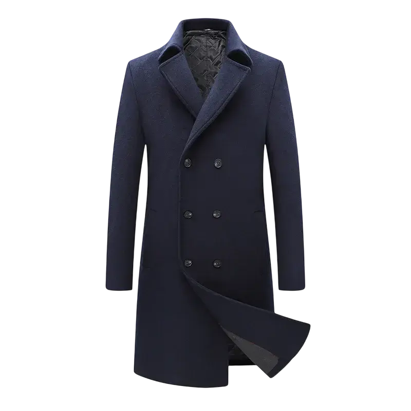 ÉDITION LIMITÉE - Manteau Long Tommy Bleu Marine