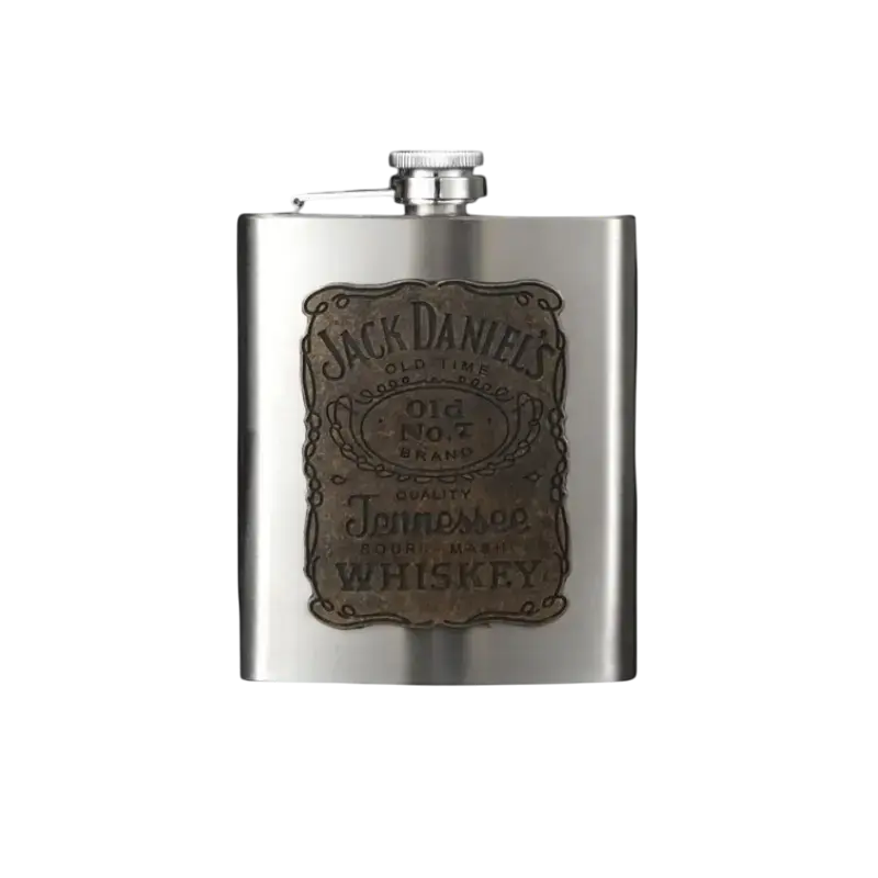 Flasque vintage Bronze rouge