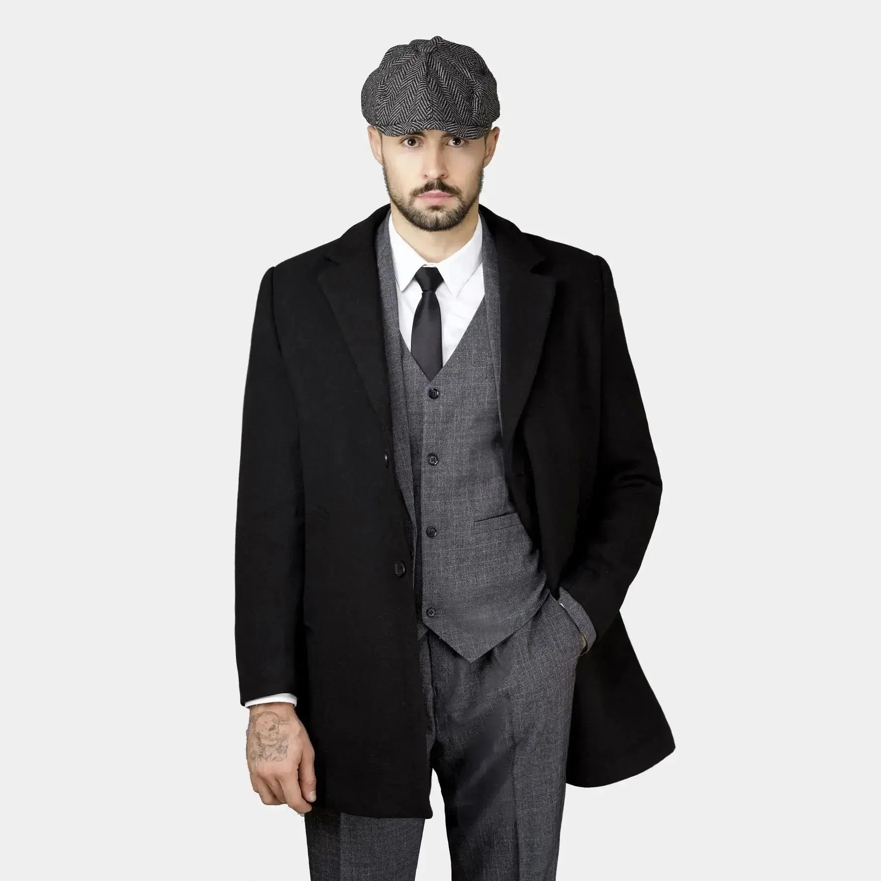 Manteau Anglais Noir